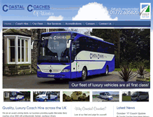 Tablet Screenshot of coastalcoaches.co.uk